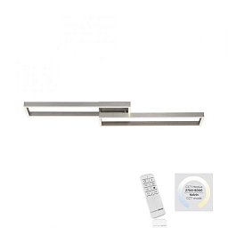 Obrázek pro produkt PAAN LED stropní svítidlo stříbrná barva, hranaté, stmívatelné, CCT, paměťová funkce 2700-5000K - PAUL NEUHAUS