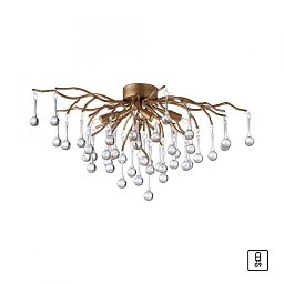 Obrázek pro produkt Stropní svítidlo ICICLE 4x G9 40W š.60cm mosaz - PAUL NEUHAUS