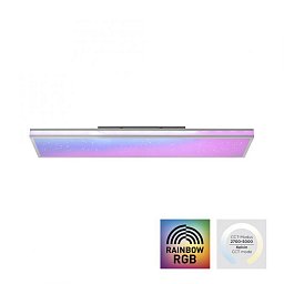 Obrázek pro produkt MARIO WHIT LED stropní svítidlo, změna barev, dálkový ovladač, stmívatelné RGB+2700-5000K - LEUCHTEN DIREKT / JUST LIGHT