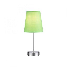 Obrázek pro produkt HEINRICH Stolní lampa, zelená, 1x E14 LED, stínidlo, šňůrový vypínač - LEUCHTEN DIREKT / JUST LIGHT