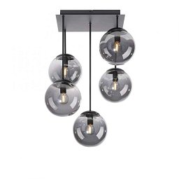 Obrázek pro produkt Svítidlo stropní BIG WIDOW LED, černá, jednoduché, nadčasové, 5 ramenné - LEUCHTEN DIREKT / JUST LIGHT