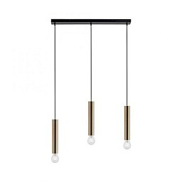Obrázek pro produkt BRUNA LED závěsné svítidlo, nadčasové, jednoduché, matná mosaz, vnitřní svítidlo 3 ramenné - LEUCHTEN DIREKT / JUST LIGHT