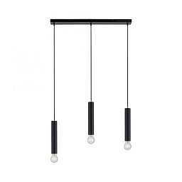 Obrázek pro produkt BRUNA LED závěsné svítidlo, nadčasové, jednoduché, černá, vnitřní svítidlo, 3 ramenné - LEUCHTEN DIREKT / JUST LIGHT