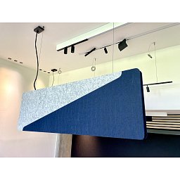 Závěsné svítidlo ACOUSTIC ALARIK SLIM LED černé / šedé 8W + 15W 4000K 48V DALI akustické - BPM
Obrázek pro produkt Závěsné svítidlo ACOUSTIC ALARIK SLIM LED černé / šedé 8W + 15W 4000K 48V DALI akustické - BPM