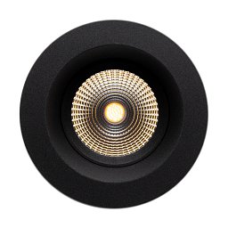 Obrázek pro produkt Vestavné LED svítidlo OneSoft 8 W 220-240 V 3000 K DALI stmívatelné IP54 36° Ra90 černé - TLG