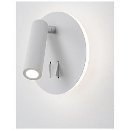 Obrázek pro produkt Bodové svítidlo PENOR bílý hliník a akryl vypínač na těle LED Cree 9W 230V 3000K IP20 - NOVA LUCE