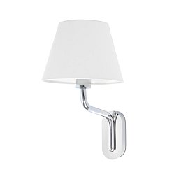 Obrázek pro produkt ETERNA nástěnná lampa, chrom/bílá - FARO