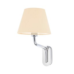 Obrázek pro produkt ETERNA nástěnná lampa, chrom/béžová - FARO