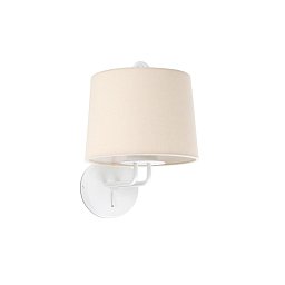 Obrázek pro produkt MONTREAL nástěnná lampa, bílá/béžová - FARO