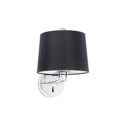 Obrázek pro produkt MONTREAL nástěnná lampa, chrom/černá - FARO