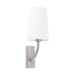 Obrázek pro produkt REM nástěnná lampa, nikl/bílá - FARO