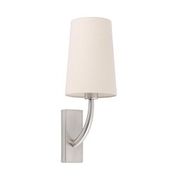 Obrázek pro produkt REM nástěnná lampa, nikl/béžová - FARO