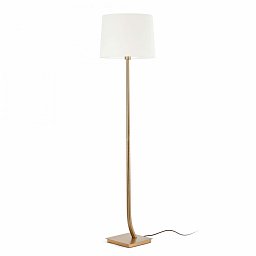 Obrázek pro produkt REM bronzová/bílá stojací lampa - FARO