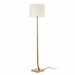 Obrázek pro produkt REM bronzová/béžová stojací lampa - FARO