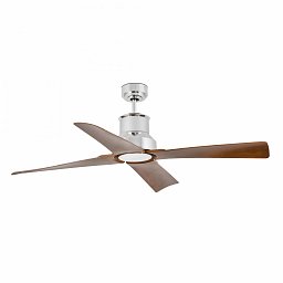 WINCHE M LED, chrom, stropní ventilátor s DC motorem SMART - FARO Obrázek pro produkt WINCHE M LED, chrom, stropní ventilátor s DC motorem SMART - FARO