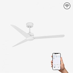 NUU, bílá, stropní ventilátor s DC motorem SMART - FARO Obrázek pro produkt NUU, bílá, stropní ventilátor s DC motorem SMART - FARO