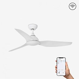 SIOUX, bílá, stropní ventilátor s DC motorem SMART - FARO Obrázek pro produkt SIOUX, bílá, stropní ventilátor s DC motorem SMART - FARO