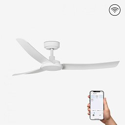 SIROS, bílá, stropní ventilátor s DC motorem SMART - FARO Obrázek pro produkt SIROS, bílá, stropní ventilátor s DC motorem SMART - FARO