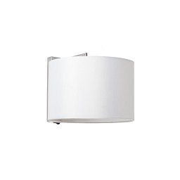 Obrázek pro produkt SAHARA nástěnná lampa, chrom/bílá - FARO