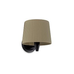 Obrázek pro produkt SAMBA černá/skládaná zelená nástěnná lampa - FARO