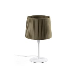 Obrázek pro produkt SAMBA bílá/skládaná zelená mini stolní lampa - FARO