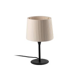 Obrázek pro produkt SAMBA černá/skládaná béžová mini stolní lampa - FARO
