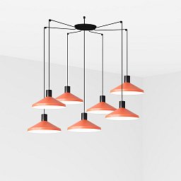 Obrázek pro produkt KOMBO 400 závěsné svítidlo, terakota, 7L - FARO