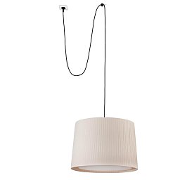 Obrázek pro produkt SAMBA závěsné svítidlo, černá/béžová, se zástrčkou - FARO