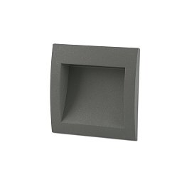 Obrázek pro produkt SEDNA SQ 90 zapuštěné svítidlo do zdi, tmavě šedá - FARO