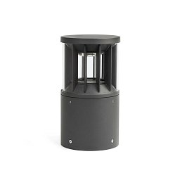 Obrázek pro produkt SCREEN sloupková lampa, tmavě šedá, 4000K 360st wide DALI - FARO
