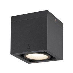 Obrázek pro produkt ESKINA FRAME CL single stropní přisazené svítidlo antracit 15 W 1100/1200 lm 3000/4000 K CRI80 95° - BIG WHITE (SLV)