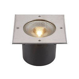Obrázek pro produkt ROCCI 200 EL hranaté zápustné zemní svítidlo nerezová ocel 16 W 3000 K 120° - BIG WHITE (SLV)