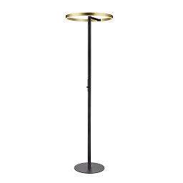 Obrázek pro produkt ONE STRAIGHT FL stojací lampa černá/mosaz 20 W 1200/1200 lm 2700/3000 K CRI90 140° - BIG WHITE (SLV)