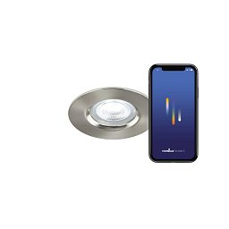 Obrázek pro produkt Don Smart Color vestavné svítidlo broušený nikl - NORDLUX