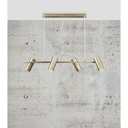 Obrázek pro produkt Alanis 4 závěsné svítidlo mosaz - NORDLUX