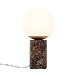 Obrázek pro produkt Lilly mramor stolní lampa hnědá - NORDLUX
