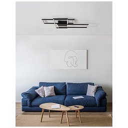 Obrázek pro produkt Svítidlo stropní  BILBAO matný černý hliník a akryl LED 55W 230V 3000K IP20 stmívatelné - NOVA LUCE