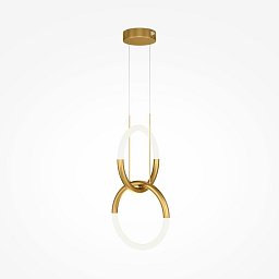 Obrázek pro produkt Závěsné svítidlo Node 3000K 18W teplá bílá 1200lm bílá/zlatá kov designové - MAYTONI