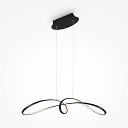 Obrázek pro produkt Závěsné svítidlo Curve 4000K 42W studená bílá černý hliník designové - MAYTONI