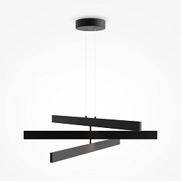 Obrázek pro produkt Závěsné svítidlo Origami 4000K 46W studená bílá černý hliník designové - MAYTONI