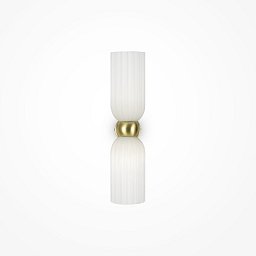 Obrázek pro produkt Nástěnné svítidlo Antic 2x40W bílá mosaz sklo - MAYTONI