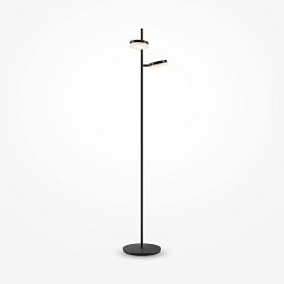 Obrázek pro produkt Stojací lampa Fad 3000K 12W teplá bílá 1000lm černý kov stmívatelná - MAYTONI