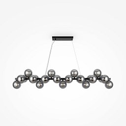 Obrázek pro produkt Závěsné svítidlo Dallas 25xG9 černé kov kouřové sklo designové - MAYTONI