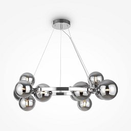 Obrázek pro produkt AKCE - Závěsné svítidlo Dallas 11x28W kouřové sklo chrom kov designové - MAYTONI