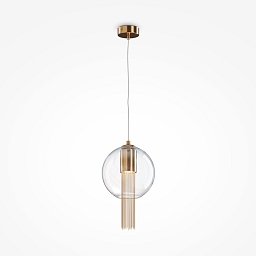 Obrázek pro produkt Závěsné svítidlo Flusso 12W čirá sklo bronz kov designové - MAYTONI
