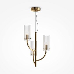 Obrázek pro produkt Závěsné svítidlo Arco 3x40W mosaz sklo designové - MAYTONI