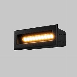 Obrázek pro produkt Zapuštěné svítidlo Bosca 3000K 5W teplá bílá 400lm černý kov IP65  - MAYTONI