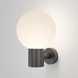 Obrázek pro produkt Nástěnné svítidlo Bold E27 60W černý hliník opálové sklo IP54 - MAYTONI