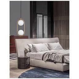 Obrázek pro produkt Závěsné svítidlo OBITAR opálové sklo mosazný zlatý kov G9 2x5W 230V IP20 bez žárovky - NOVA LUCE