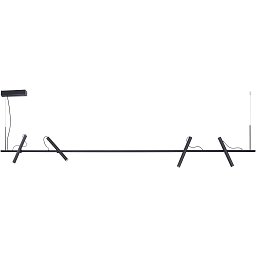 Obrázek pro produkt PURE TUTUA LED závěsné svítidlo černé 3000K 4x 6W - PAUL NEUHAUS